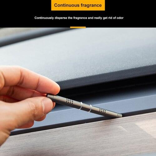 Car Air Freshener Stick Perfume Clip Solid Perfume Diffuser Kit Hidden Aroma Diffuser for Tesla Model 3 Y Auto Accessories