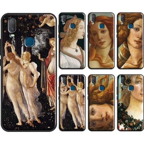 Sandro botticelli Renaissance art Case For Vivo Y11 2019 V17 Neo V20 SE Y1S Y12 Y17 Y19 Y20 V11 i Y30 Y50 Y70 Y91C Coque