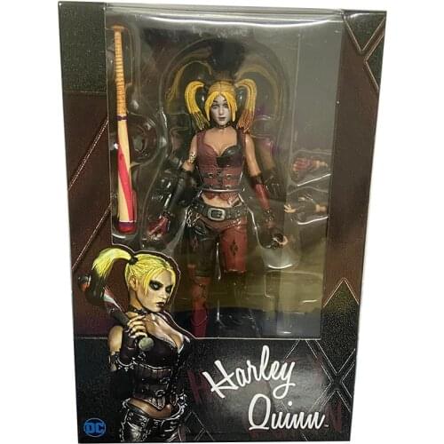 The Quinn Figure NECA The Dark Knight The Joker Heath Ledger PVC Figure Children Gift Collection 7'' Toys Model 18cm