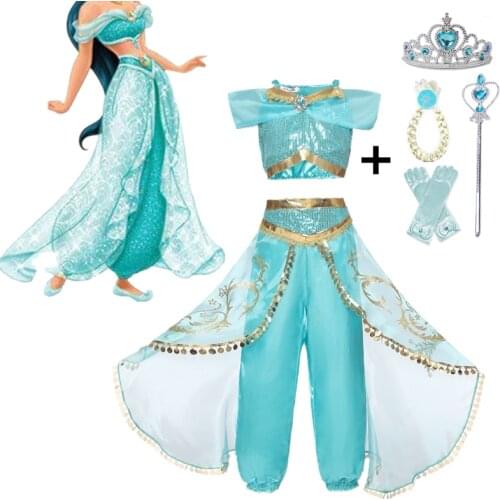 Girls Princess Costume For Kids Halloween Cosplay Party Fancy Dress Up Children Carnival Party Christmas Disfraz