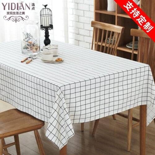 European style tablecloth table flag plaid pattern design table covers for home decorative wedding hot sale