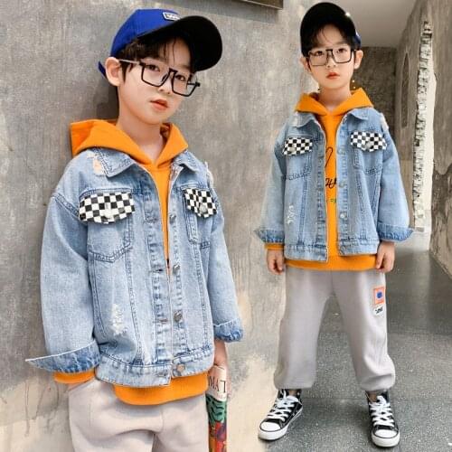 Solid Spring Autumn Coat Outerwear Top Children Clothes Kids Costume Teenage Formal Home Outdoor Boy Clothing High Quality