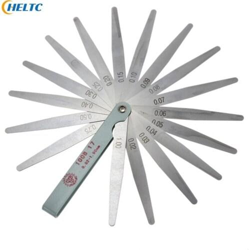 Useful 0.02 to 1mm Measurement Tool Blades Spark Plug Thickness Gap Metric Filler Feeler Gauge 1PCS