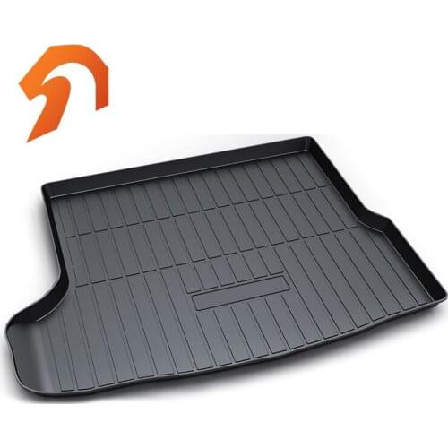 Rubber Rear Trunk Cover Cargo Liner Trunk Tray Floor Mat for Mazada AXELA SEDAN M3 2015-2018 Car Floor Trunk Carpet Liners Mats