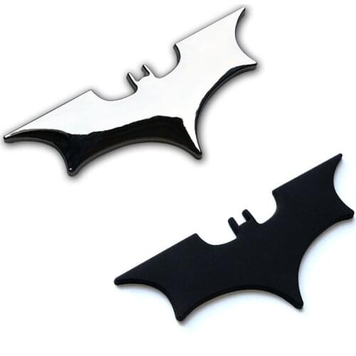 Car Styling 3D Bat Car Stickers Little Bat Emblem Auto Badge Sticker Decals Head Engine Rearview Mirror Window Decal Stickers