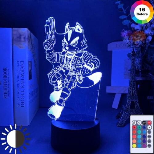 Game Figure Led Night Light for Kids Child Bedroom Decor Light Battery Powered Color Changing Night Lamp Gift