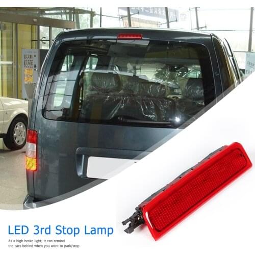 LED Third 3rd Brake Light Red Lens Centre High Mount Eye Level Rear Stop Lamp for VW Caddy 2002-20082K0945087C Car Parts Repalce