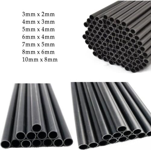 16pcs/lot New 3K Carbon Fiber Tube 3mm/4mm/5mm/6MM/7MM/8MM/10MM for Quadcopter Multicoptor (0.5meter/pcs)