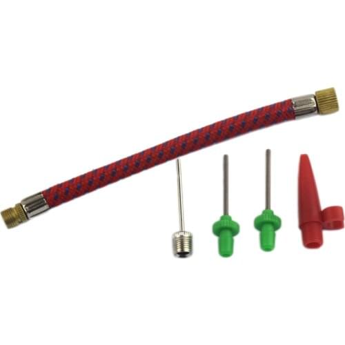 Bike Pump Extension Hose Inflate Tube Schrader Valve Inflation Tool