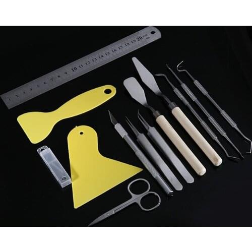 18pcs DIY Craft Vinyl Weeding Basic Set Beginner Silhouettes Cameos Lettering Vinyl Weeding Tools Scrapbooking Stamping Craft