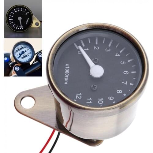 Yellow Bronze Motorcycle Retrofit Meter Retrofit Mechanical Tachometer Retrofit Instrument