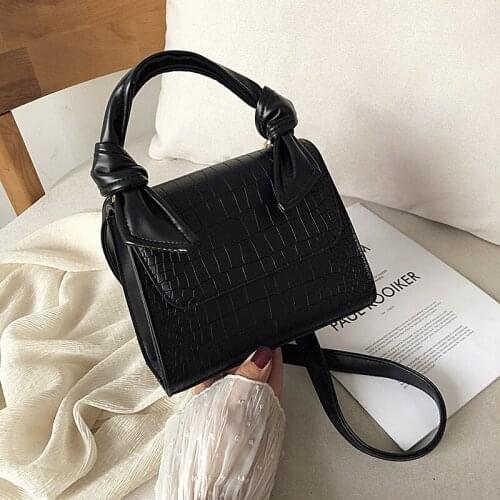 PU womens handbag fashion new crocodile leather pattern design Messenger bag high quality discount waterproof shoulder bag 2019