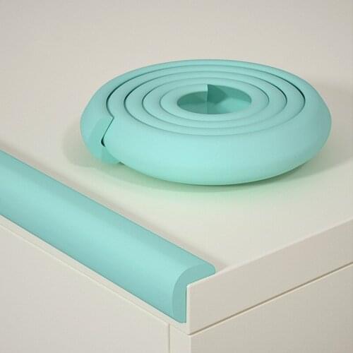 1Pcs Light Green Edge & Corner Guards2M Baby Safety Children Protection Furniture Angle Child Safety Table Protector Tape