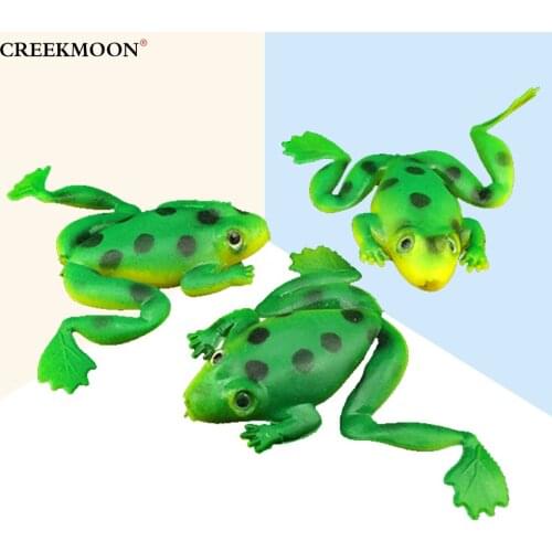 10pcs/lot Pesca Fishing Soft Lure Artificial Fish Silicone Bait Ray Frog Lures 3cm/2.5g Soft Green Frog Baits Fishing Tackle