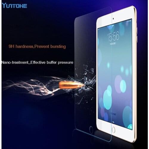Tempered Glass for iPad 2 3 4 5 6 Protective Film For iPad Mini 1 2 3 Mini 4 For iPad Air 1 2 For Table Screen Protector 100pcs