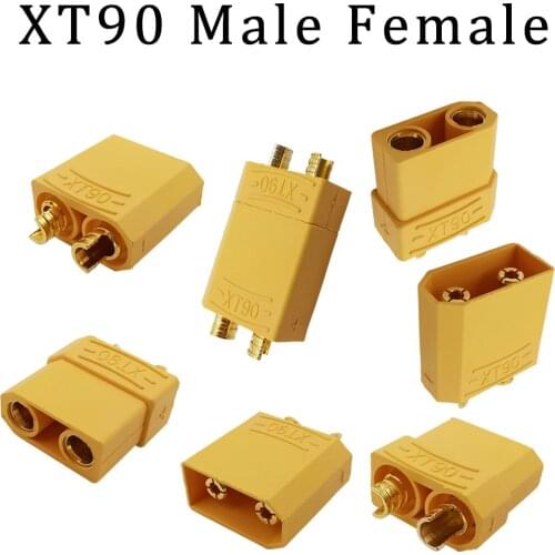 2Pcs XT-90 Plug Male Female Bullet Connectors XT90 Plugs For RC Lipo Battery Quadcopter Multicopter For Aircraft Accessorie Part