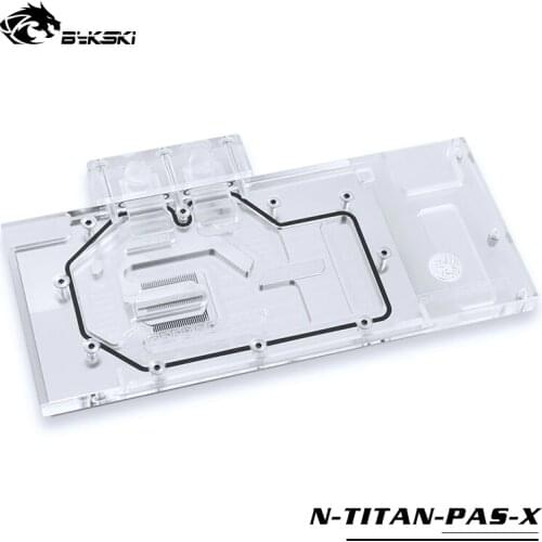 Bykski Water Block use for NVIDIA GTX TITAN XP/X-Pascal/ GTX1070/1080/1080TI Founder / Reference Edition / Full Cover Block RGB