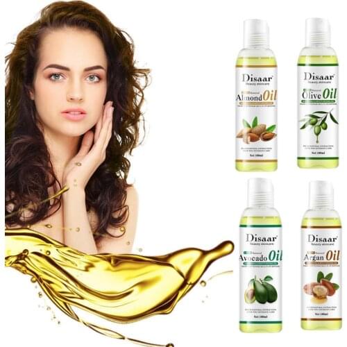 100ml Disaar Massage Essential Oil SPA Relaxing Body Natural Shea Argan Care Oil Moisturizing Olive Skin Almond Extract Oil K5P3