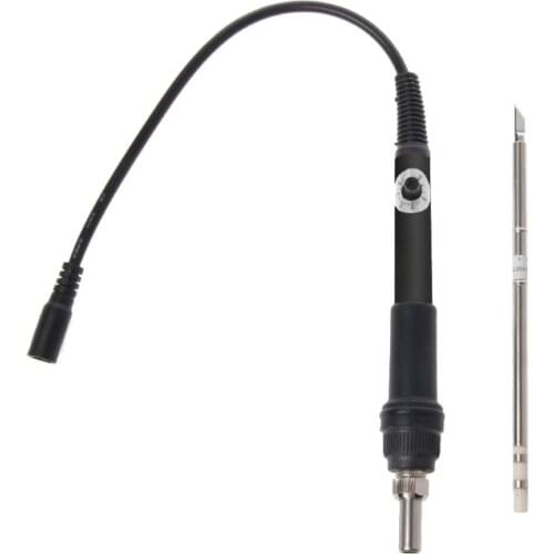 T12 DC 12-24V 75W Mini Electric Soldering Iron Adjustable Temperature+Tip