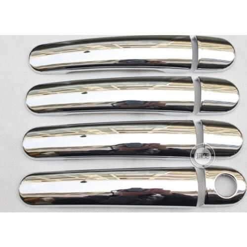 CHROME ABS Fit for Volkswagon POLO MK5, Tiguan, Lavida, Fabia Octavia 2009 2010 2011 2012 2013 SIDE DOOR HANDLE COVER TRIM