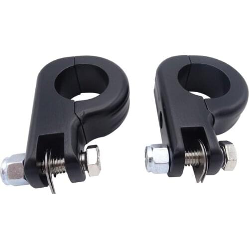 Motorcycle Accessories For Harley Davidson Engine Guard Bar Universal 1.25 Inches Highway Offset P Clamp Footpegs Mount Kit