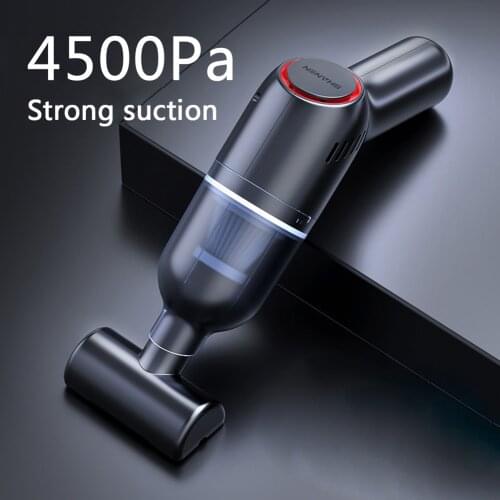 Mini Handheld Car Vacuum Cleaner Wireless Wet Dry Dual Use High Power Strong Suction Cordless Portable Car Home Vacuum Cleaner