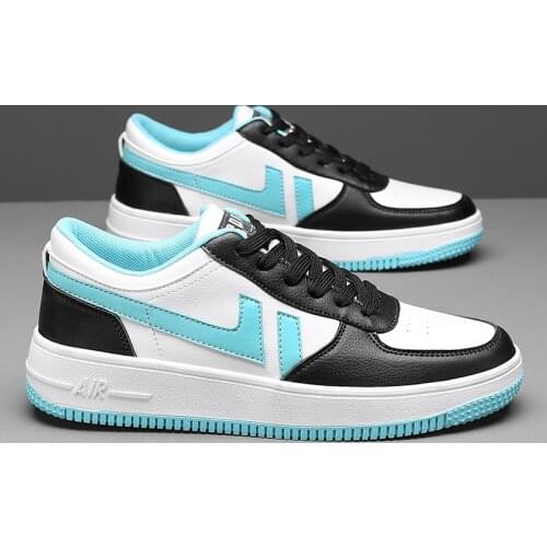 2021 Spring Breathable Mens Casual Shoes Leather Fashion sneakers Student outdoor fashion Men shoes round toe style