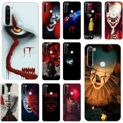 Clown Horror IT Movie Silicone Soft TPU Phone Case For Xiaomi Redmi Note 10 9 Pro Max 9T 9A 9C 8T 7a 9s 8 7 6 6A S2 K20 Cover