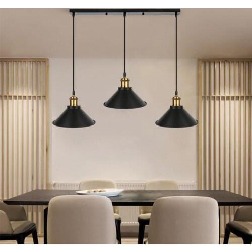 A Set Three Retro Industrial Style Indoor Lighting Nordic Chandelier Modern Houses Unique Design Hanging Lights 50*23*10cm HWC