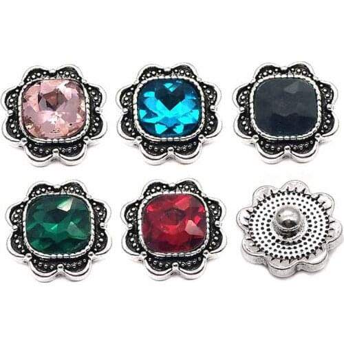 Wholesale metal Rhinestone Snap Buttons W141 tree High heels Diy Jewelry fit 18mm Snap button Necklaces/Bracelets for women