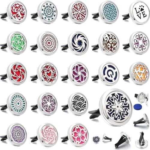 Car Air Freshener Perfume Aromatherapy Essential Oil Diffuser Air Vent Flavoring Car Decoration Car Perfume Diffuser Clip