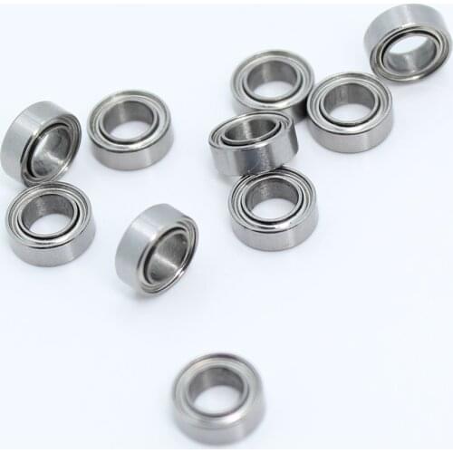 MR74ZZ Bearing ABEC-1 10PCS 4*7*2.5 mm Miniature MR74 ZZ MR74Z Ball Bearings L-740ZZ MR74-ZZ MR 074 ZZ