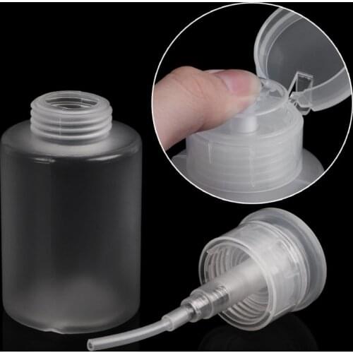 150ml Empty Pump Dispenser Skin Lotion Container Manicure Liquid Gel Polish Remover Makeup Remover Clean Bottle Nail Art Tool