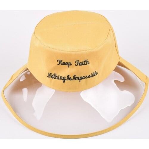 Fisherman Hat Sunshade Translucent Patchwork Bucket Cap Female Japanese Summer Sunscreen Sun Protection Fashion Cool Hats H7366