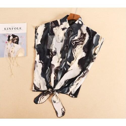 Detachable Fake False Collar Solid Color Retro Plaid CheckNew Women Cotton Lace Fake Collar Blouse Vintage Detachable Shirt Coll