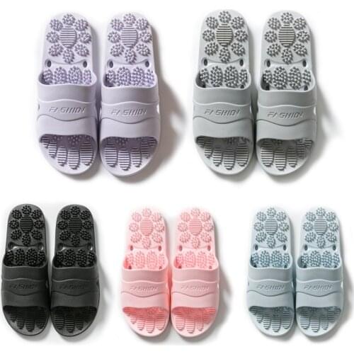 Summer Unisex Massage Slippers Women Indoor Non-Slip Flip Flops Couple Home Floor Slides Ladies Bathroom Shoes Female Sandals
