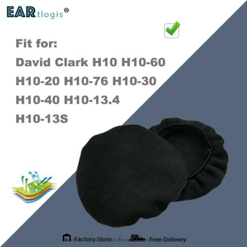 Replacemen Soft Stretch Earpads Sweat Absorption Washable Germproof Deodorizing for David Clark H10 - 60 20 76 30 40 13.4