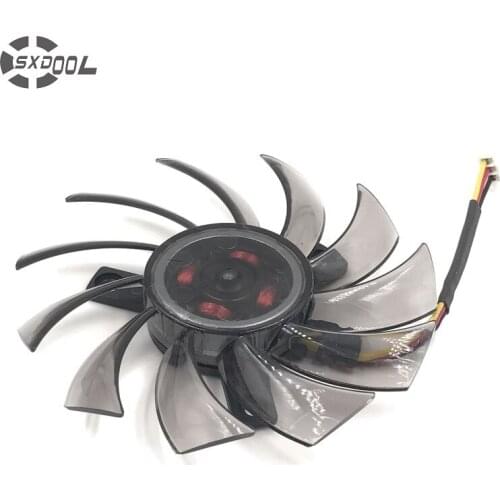 SXDOOL T128010SM For Gigabyte GTX580 graphics card fan 74x74x10mm12V 0.20A Frameless graphics card fan