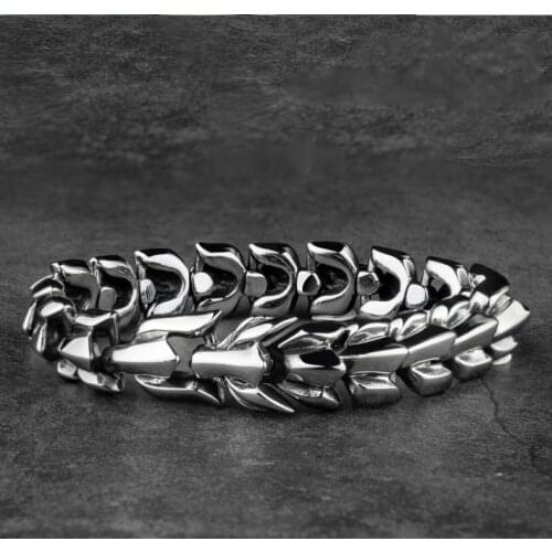 Yage Stainless steel Viking dragon mens bracelets 2019 as gift for men