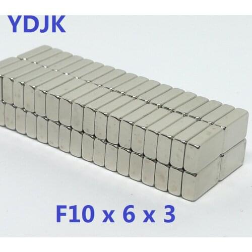 10 20 50PCS/LOT N35 Cuboid magnet 10*6*3 Super Strong Neodymium magnet 10x6x3 Rare earth permanent magnet 10 x 6 x 3