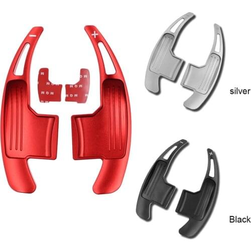 2Pcs Car Steering Wheel Shift Paddles For Ford Mustang 2015 2016 2017 Aluminum Extension Shifters Gear Kit