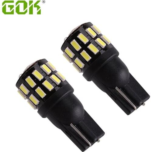 2pcs T10 W5W led 30SMD 3014 led 194 501 Front Rear Sidemarker Light Bulb License Plate Lamp Car Led Interior Light DC12V-24V