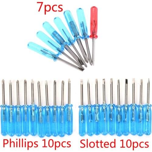 7/10pcs Phillips Slotted Cross Word Head Five-pointed Star Mini Screwdriver For IPhone Samsung Phone Laptop Repair Open Tool