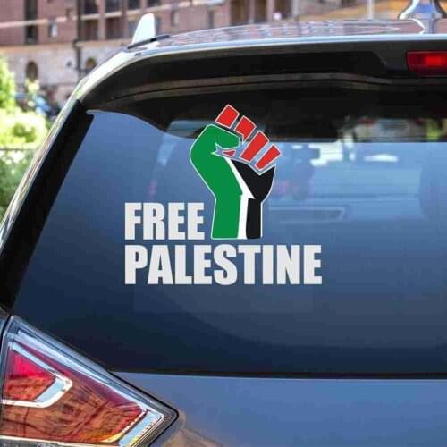 FREE PALESTINE Gaza Charity Freedom 2021 Glass Car Car New Walls Sticker Cupboards Quick Sticker Installation Protest For W T2Q8