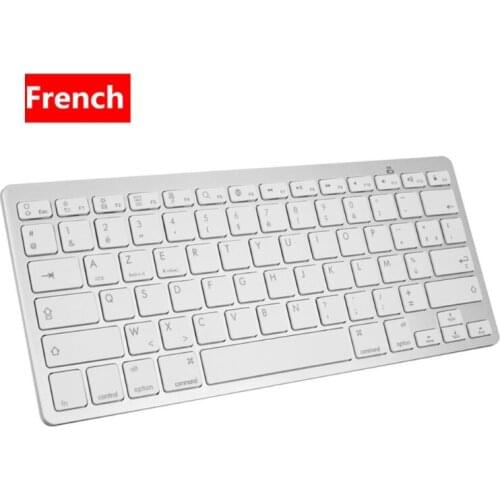11UB 78 Keys Wireless Keyboard Bluetooth Ultra Slim Russian/German/Korean/Spanish/French/Arabic for ipad/Windows OS/Mac