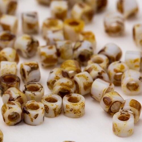 Taidian Japanese Seedbeads Miyuki Delica 11/0 3gram Picasso beads 1.3*1.6mm In Lots Party Dress About600pcs