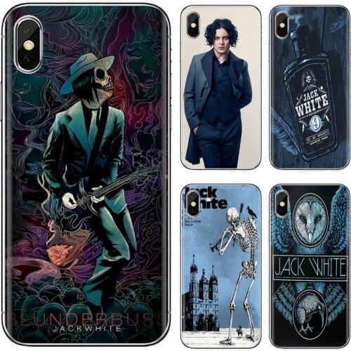 Cell Phone Case For Samsung Galaxy A9 A8 Star Lite A3 A5 A7 A6 Plus 2018 2015 2016 2017 Stripes-Raconteurs-C-Jack-White-White