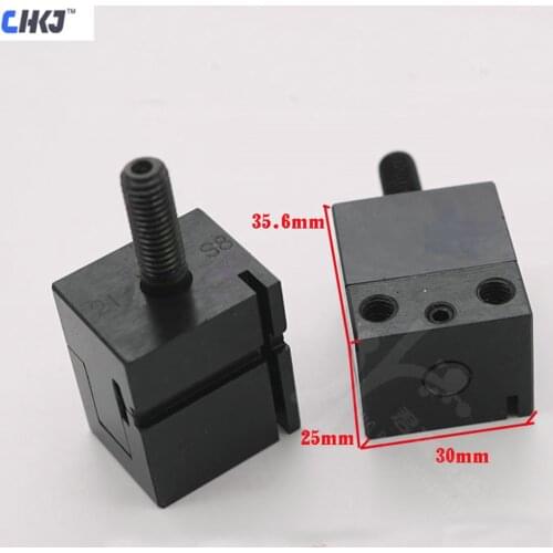 CHKJ 2PCS/LOT Original Clamp for Wenxing 333L Q30 388AC Key Cutting Machine Key Copy Machine Fixture Parts With Screw