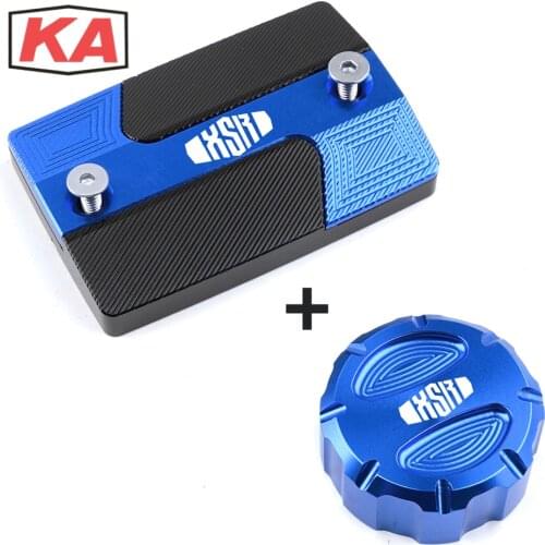 For Yamaha XSR700 XSR900 XSR 700 900 2015-2021 Motorcycle CNCFront & Rear Brake Fluid Cylinder Master Reservoir Cover Cap With l