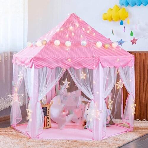 Childrens Tipi Childrens House Tent Teepee Girl Boy Indoor Playhouse Princess Castle Ball Pool Birthday Gift Childrens Cabin